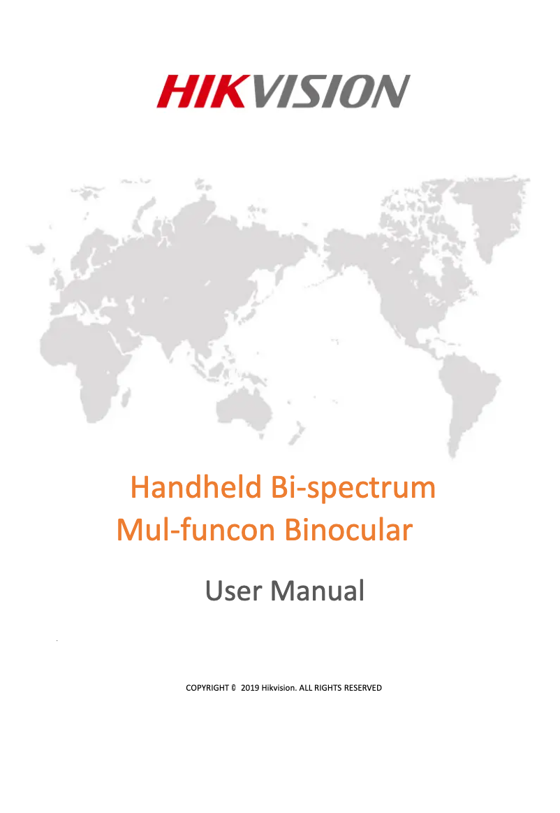Imagen de la primera página del manual del dispositivo DS-2TS36-50VI/WL