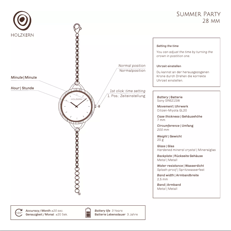 Imagen de la primera página del manual del dispositivo Loud