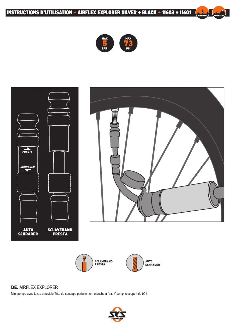 Página 1 del manual Manual de usuario SKS Airflex Explorer