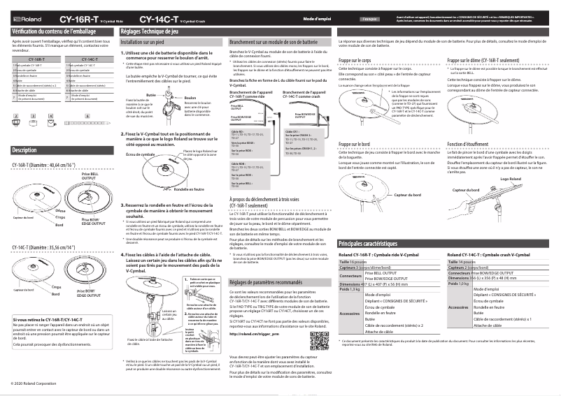 Imagen de la primera página del manual del dispositivo CY-16R-T