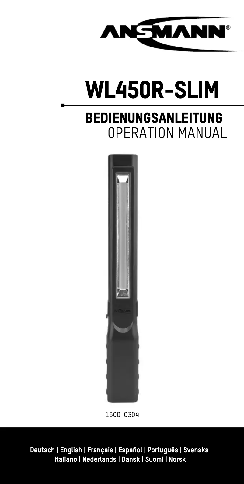 Imagen de la primera página del manual del dispositivo WL450R-SLIM
