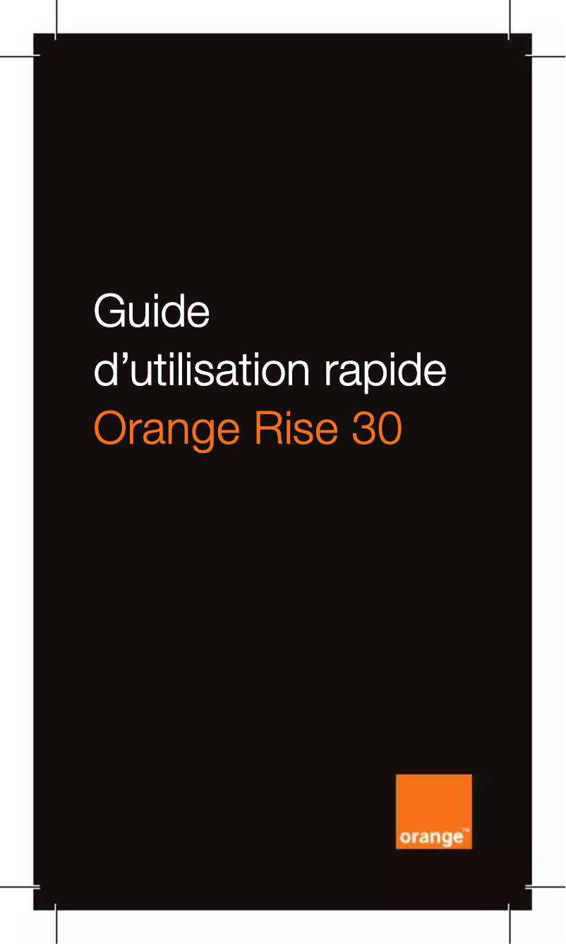 Página 1 del manual Manual de usuario Orange Rise 30