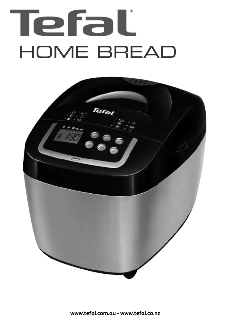 Imagen de la primera página del manual del dispositivo Home Bread PF110