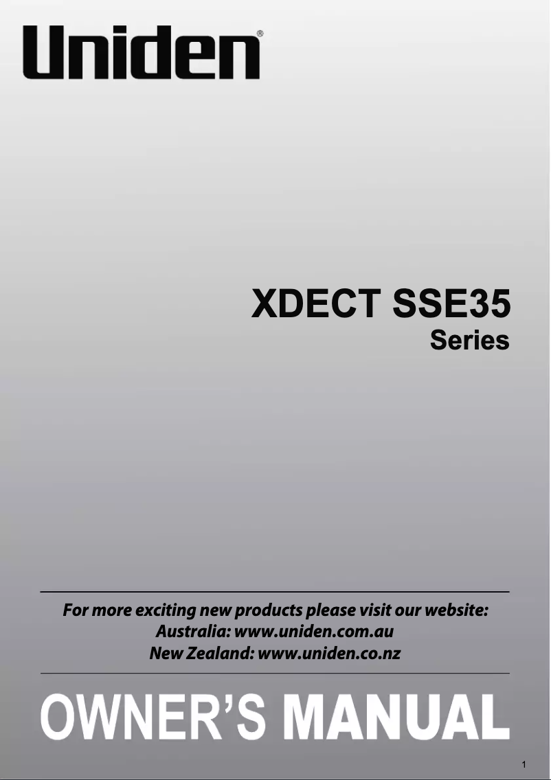 Imagen de la primera página del manual del dispositivo SS E35