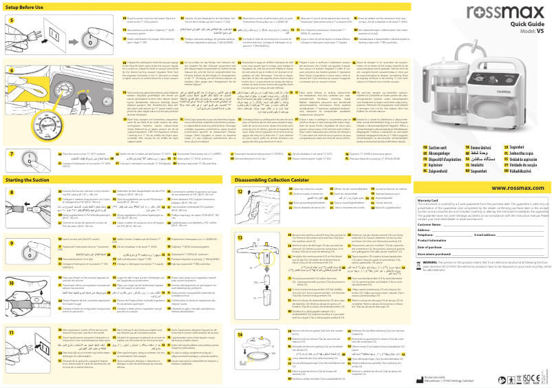 Imagen de la primera página del manual del dispositivo V5