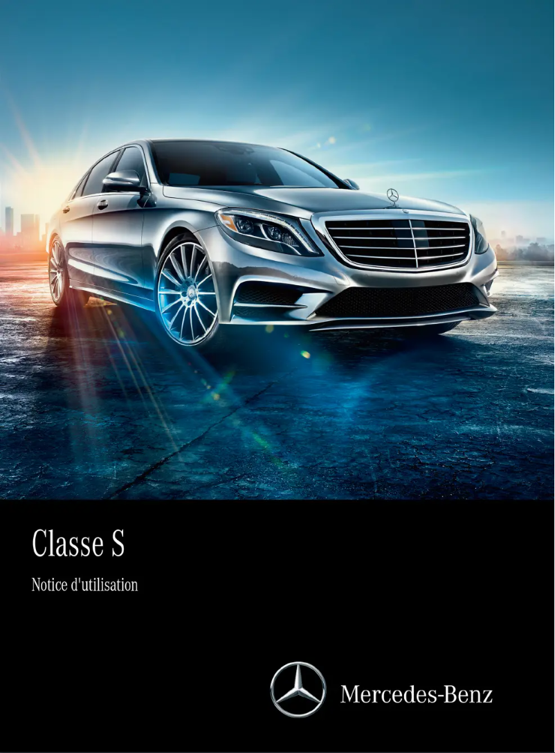 Imagen de la primera página del manual del dispositivo S-Class (2014)